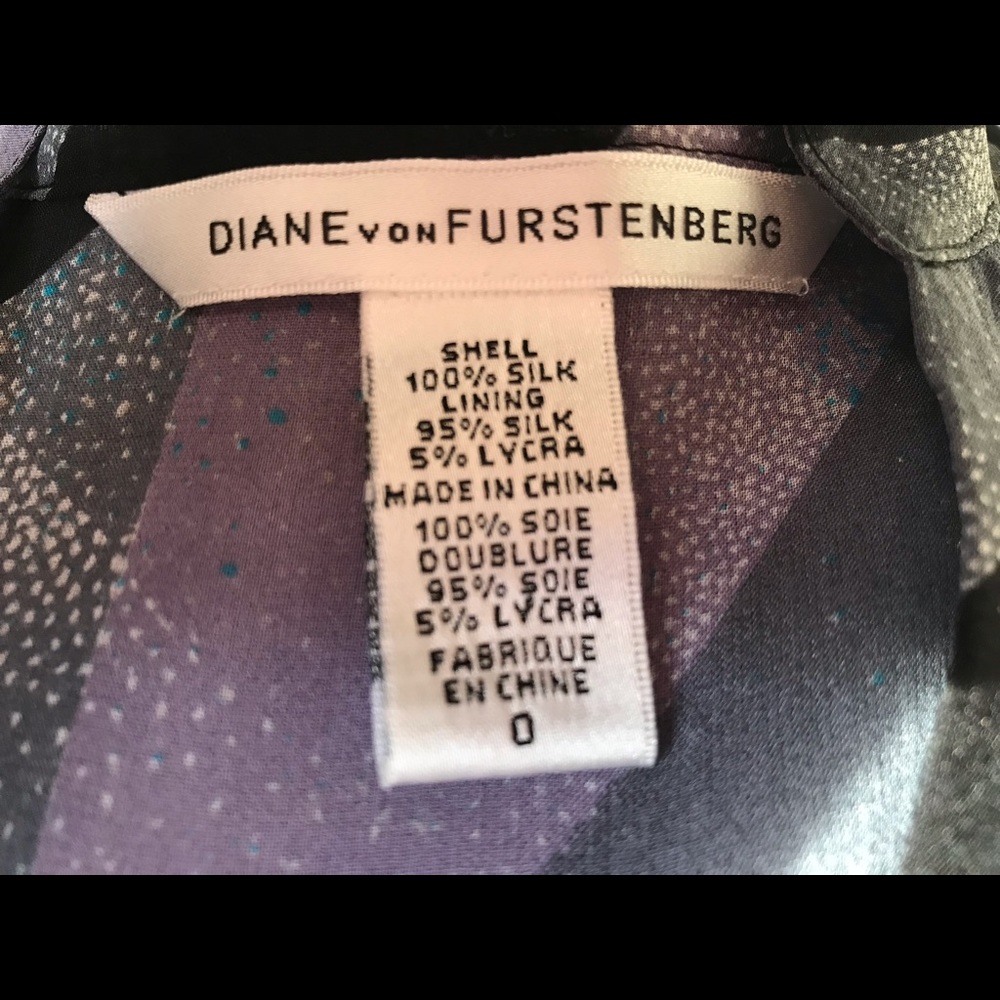 Diane Von Furstenberg Sheer Silk Blouse - Picture 5 of 5